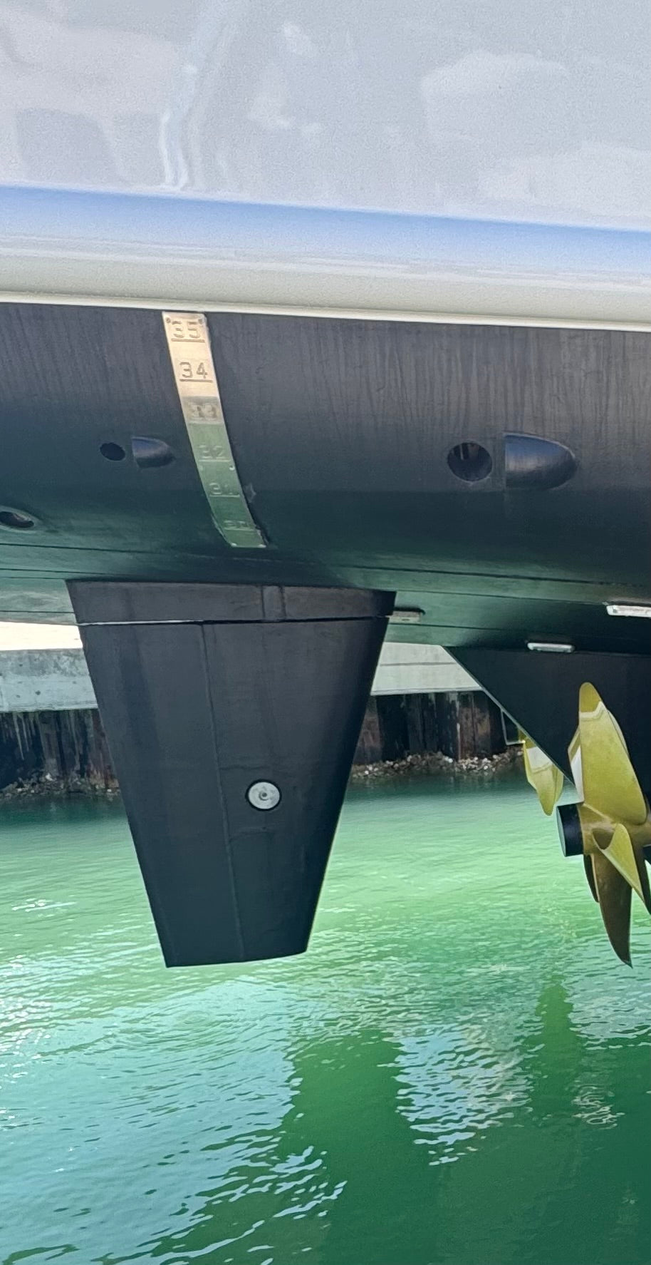 Marine rudder inspection